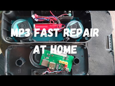Bluetooth mp3 Rechargeable battery replacement at home