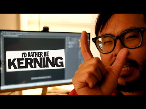 how I kern letters (the vibes based kern method)