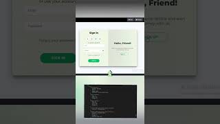 "Modern Login Page UI with Animation | HTML CSS Project for Beginners!"#html #css #js #coding