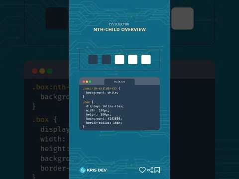 css selector nth child overview #belajarcss #belajarweb #learncss