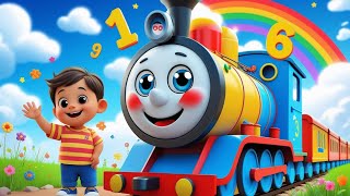 Number Train Song 🚂 | Learn Numbers 1–10 | Fun Counting Song for Kids & Toddlers