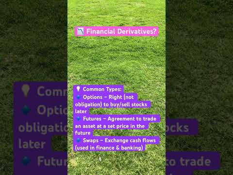 📉 What Are Derivatives? #simpleinvest #financialgoals