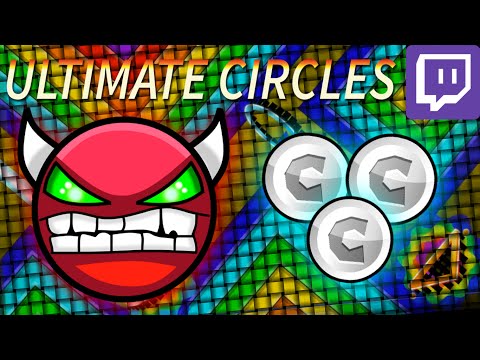 ULTIMATE CIRCLES - by Suomi - (GER) REACTION (On Stream) | Geometry Dash