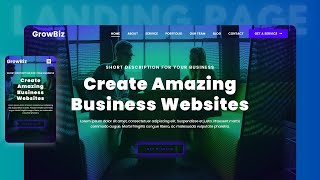 Build This Complete Modern Landing Page: HTML & CSS Tutorial!