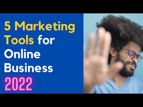 Top 5 Marketing tools for Online Business in hindi . Marketing tools for 2022