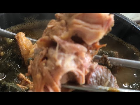 Korea food nechang tang 한국음식 맞있어…