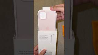 Light Pink Apple Silicone Case #iphone15plus #applephonecase