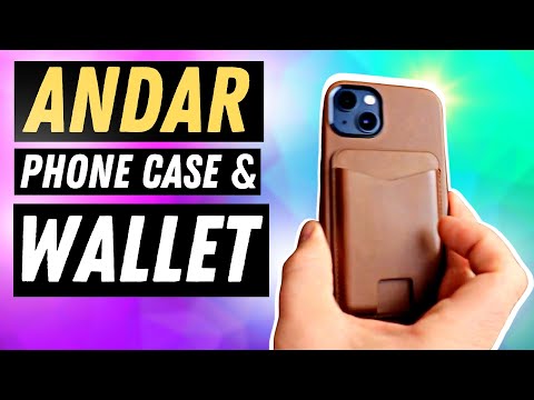Andar Leather Case & MagSafe Wallet for iPhone 13 (Unboxing & Review)
