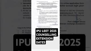 IPU LEET 2025 COUNSELLING EXTENSION UDATE BTECH LATERAL ENTRY ADMISSION AFTER DIPLOMA 2#leetcoaching