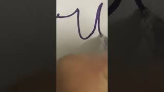 Calligraphy for letter U#calligraphicalphabets #calligraphyfonts #calligraphyalphabet ✨💖