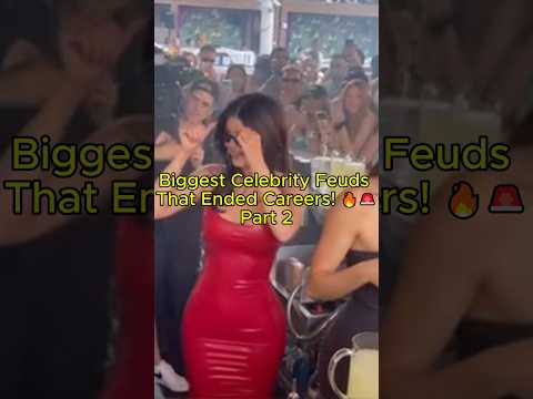 Biggest Celebrity feuds ruined careers #taylorswift #celebeityfeuds #shorts