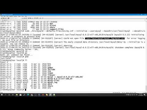 8 Installing MySQL on Unix/Linux Using Generic Binaries | MySQL DBA Tutorial  | MySQL 8 DBA Tutorial