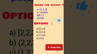 Quick Python quiz! Can you get it right? Comment your answer below!#pythonquiz #pythonreels