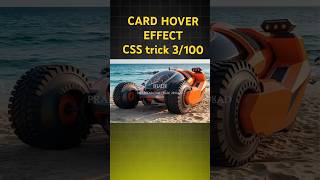 Card Hover Effect - #css tricks 3/100 | Easy CSS Trick for Stunning UI