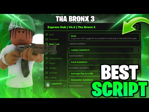 🔥 Tha Bronx 3 SCRIPT | Auto Farm, Aimbot, Teleports !! (FREE)