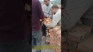 Genius! Build Brick Arch Without Supports #BrickArch #ConstructionTrick #EngineeringHack