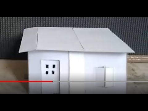 Folding house stop motion animation