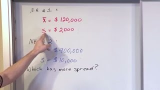 Lesson 18 - What is Coefficient Of Variation? (Statistics Tutor)