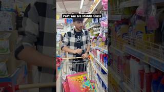 Middle Class shopping habits 😂 #shorts #relatable #middleclass