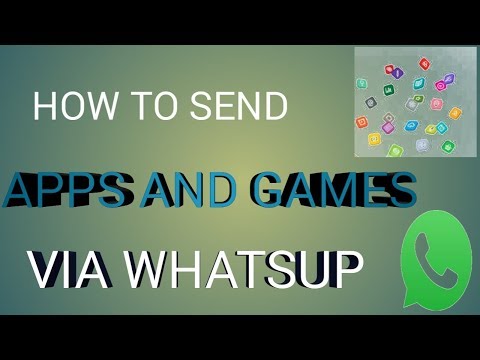 How  to send #Apps in #whatsapp | #Games | Android mobile