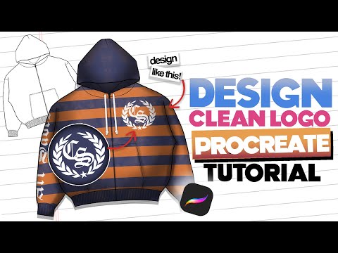 How I Design Simple Logos in Procreate (& Mockups Too)