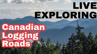 Exploring LIVE Canadian Logging roads, Vancouver Island