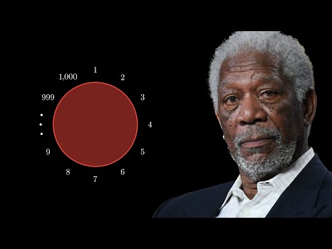 Morgan Freeman Solves the 1000-Number Brainteaser