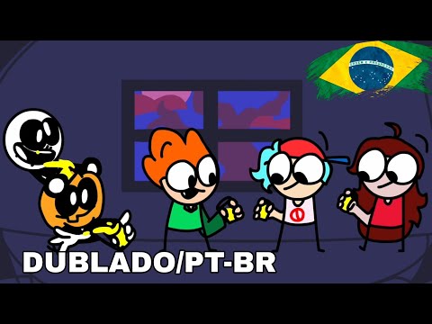 Friday Night Funkin animation/ lemonade fandub(animação dublada)PT BR {Skid & Pump Spooky Month}