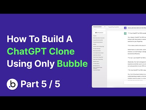 I built a ChatGPT clone app without Code (5/5)