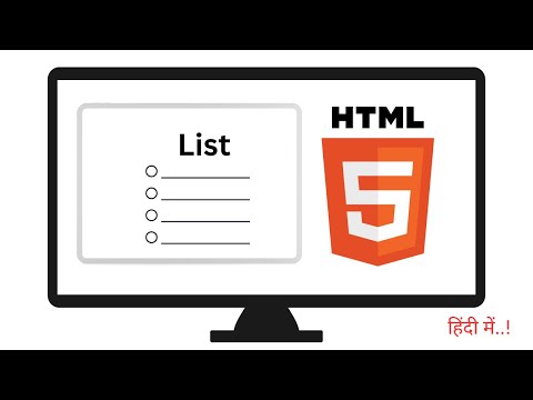 HTML List in Hindi | Tags Explained : ol, ul, dl, li, dd and dt | #7
