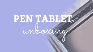 VEIKK S640 PEN TAB UNBOXING || Rigel Alessandra
