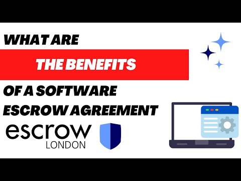 What are the benefits of a software escrow agreement?