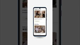 Digital Bias mobile web design example of Season & Fire's site.