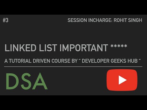 Linked List Important Questions|| #3 || @google @microsoft @apple @amazon