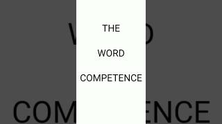 COMPETENCE #shorts #tamil #trendingshorts  #explanationintamil