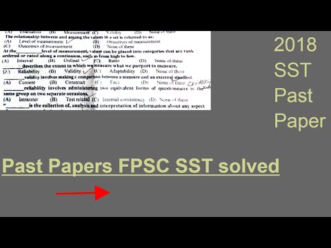 Past Paper solved FPSC SST(detailed explanation of Pedagogy)