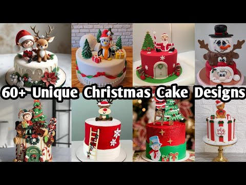 60+ Unique Christmas Cake Designs 2024 | Amazing Christmas Cake Ideas 2024