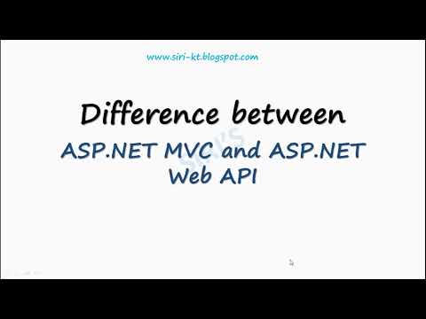 #differences #between #asp.net #mvc and ASP.net #web #api