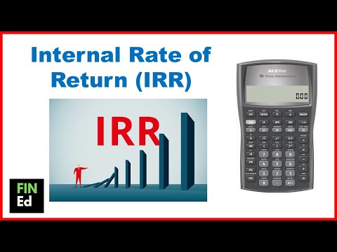 Internal Rate of Return on ba ii plus | IRR | FIN-Ed