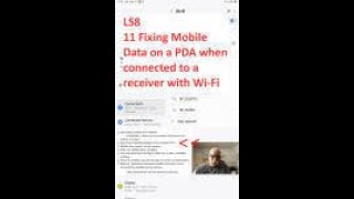 11 Fixing Mobile Data problems when connected to a visual receiver with Wi-Fi