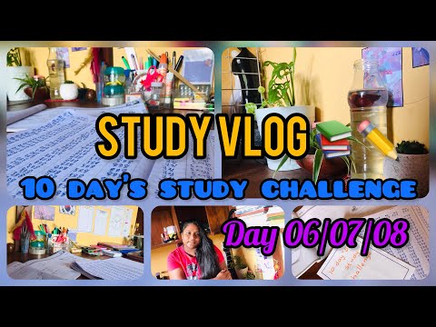 10 day’s study challenge එකේ 06/07/08 📚✏️ challenge එක මැද්දට වෙසක් දවස් ටිකත් ආවනේ🥲🥰💗 #subscribe