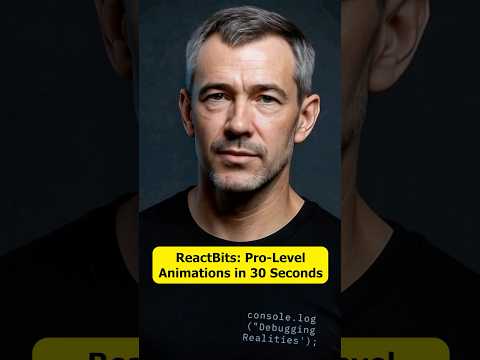 ReactBits: Pro-Level Animations in 30 Seconds #chatgpt #ai #artificialintelligence #coding