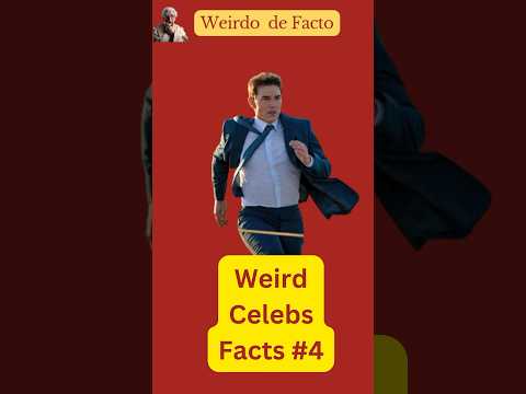 Weird and quirky celeb facts #weirdfact #celebrityfacts #shorts