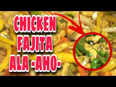 CHICKEN FAJITA | SIMPLE WAY OF COOKING FAJITA | CHICKEN RECIPE