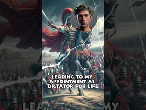 Who was JULIUS CAESAR? The life of the great ROMAN LEADER in 1 minute | ##romanempire #juliuscaesar