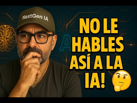 😱 ¡NO LE HABLES ASÍ A LA IA! El SECRETO del TONO para Respuestas PERFECTAS (ChatGPT, Gemini)