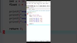 Class 12 | What are operators in C Language #shorts