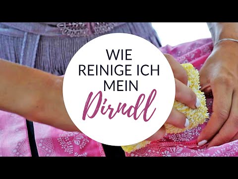 Wie wasche und reinige ich mein Dirndl?