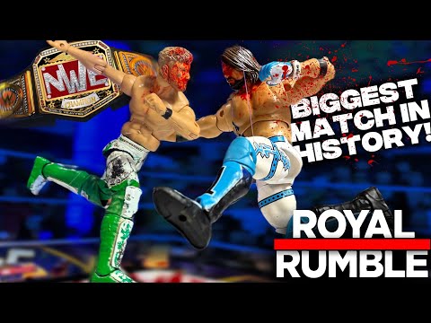 Will Ospreay vs AJ Styles NWE Royal Rumble Action Figure Match!