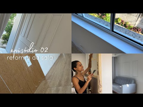 REFORMA DA SALA | Episódio 02: dicas de pitura, adesivo vinílico, shiplap & removedor pastoso